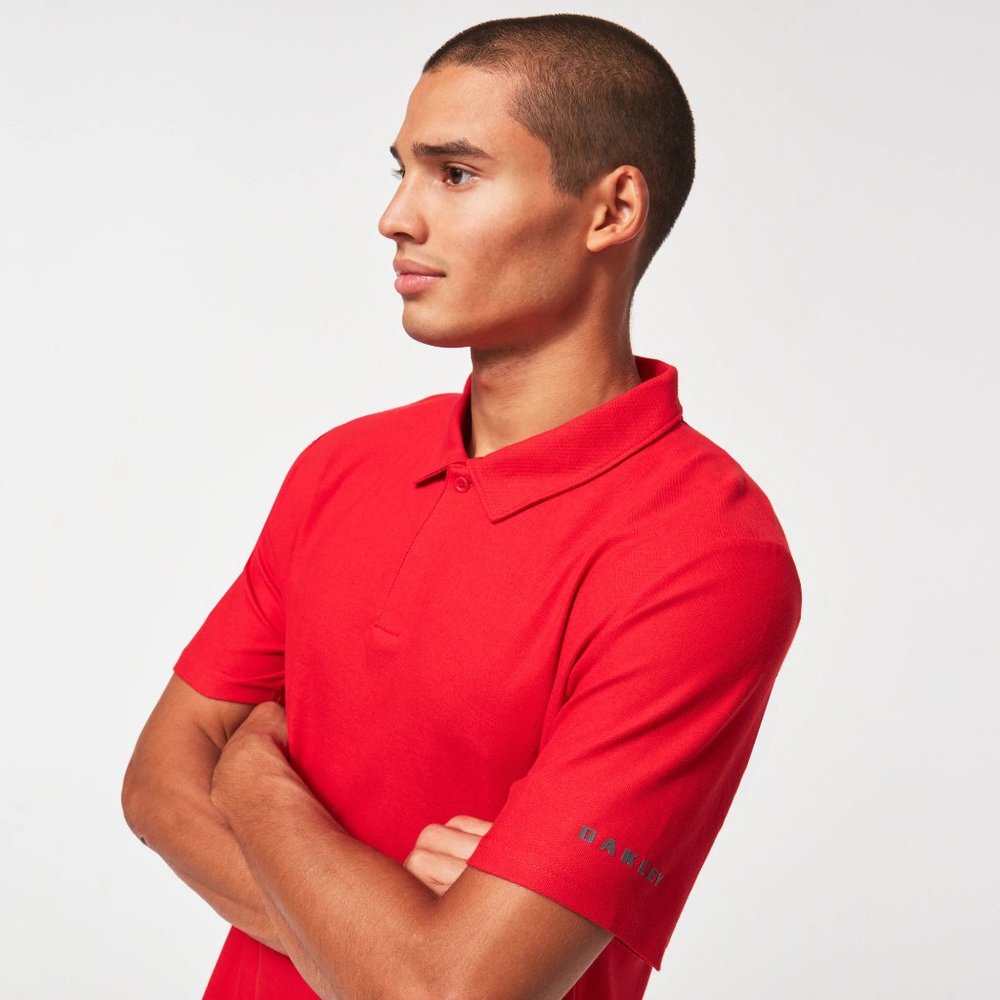 Oakley Men's Clubhouse Rc Polo 2.0  Red - Picture 6 of 12